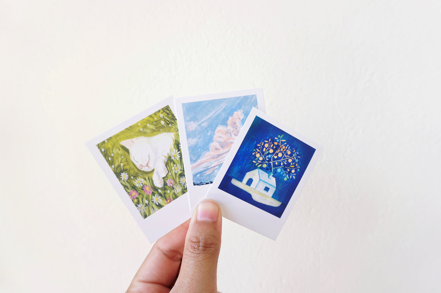 Polaroid paintings