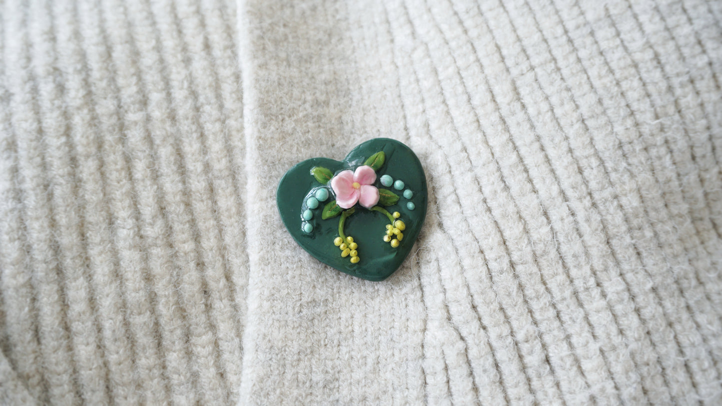 Mother’s Day Clay Pin