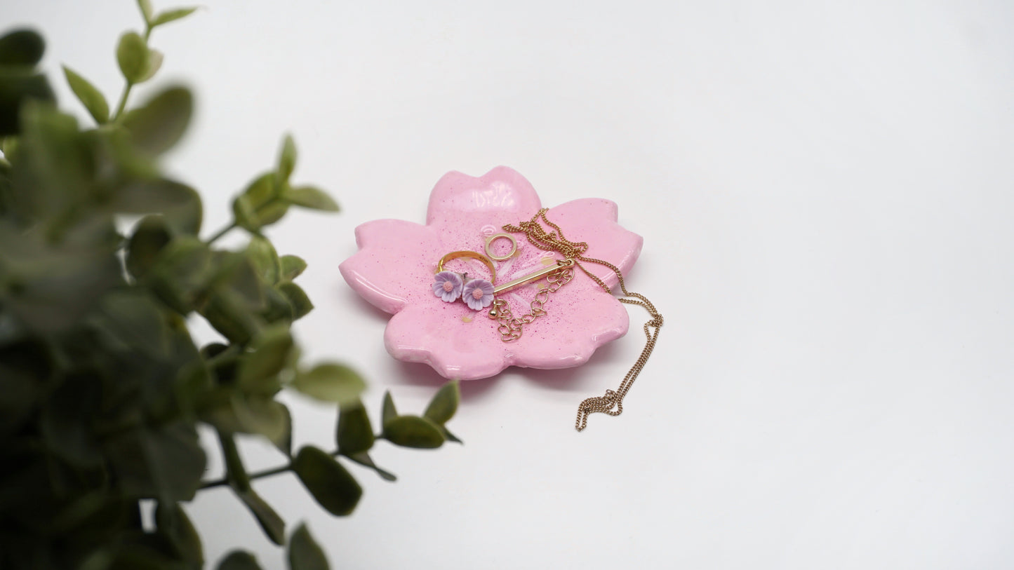 Sakura Clay Trinket Dish