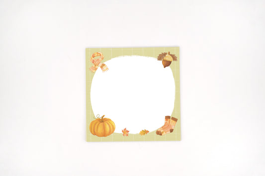 Green notepad