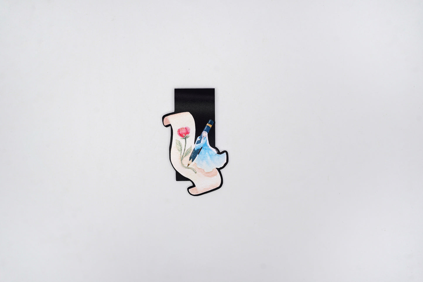 Sketch magnetic bookmark