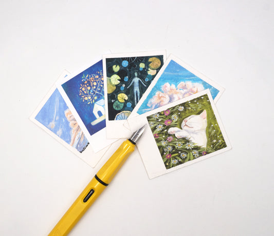 Polaroid paintings